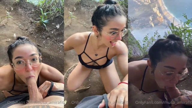 Amira Daher Sucking Dick in the Mountains