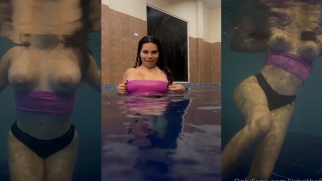 Lizbeth Rodriguez Desnuda y Cachonda en la Piscina