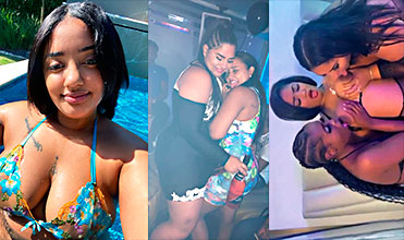 3 Tortilleras Dominicanas comiendose en Trío Lésbico calientes