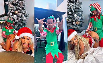 Baby Alien y Tanya Tehanna singando en Navidad 🎅