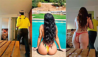 Cris Rojas ella se pone a singar mientras hay personas en casa😱