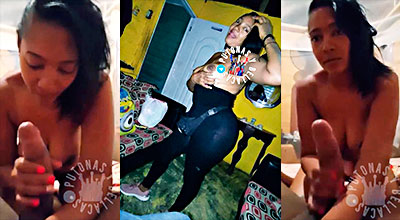 Ese guebo es tuyo mami y hasta un beso negro le da ella 😱