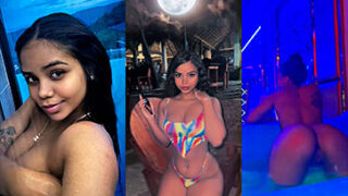 Abierta en cuatro dominicana Isaura en el jacuzzi💋