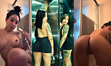 Shupamela bañandose y con muchas ganas de singar👉👌