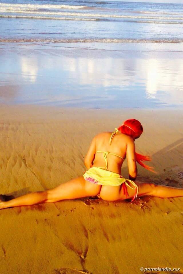 ¿Pelirroja caliente, en la playa o en Psina? Puedes elegir .. - foto 145088