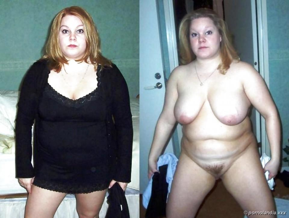 Vestido y grasa desnuda - Foto 126098