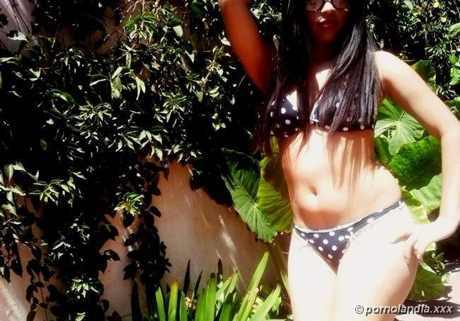 Delicioso japa blanco desnudo en el patio trasero - foto 15679