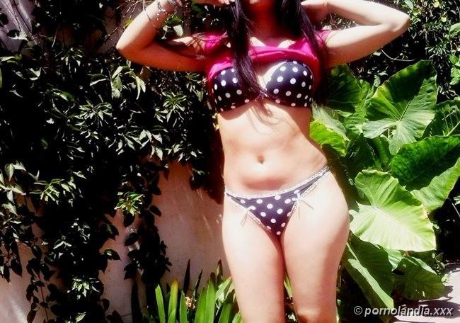 Delicioso japa blanco desnudo en el patio trasero - foto 15677