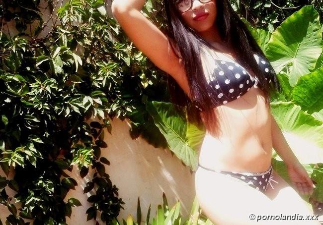 Delicioso japa blanco desnudo en el patio trasero - foto 15680