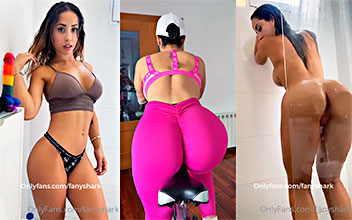 Española Fany Shark con un Tapón Anal y se hace rica paja