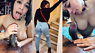 Stefy Quinn porno mamando muy bien tremendo guebo negro