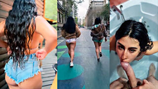 Chilena lemuriana mamando y singando intensamente