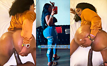 Shaunta Freeman singando muy duro con un negro intenso