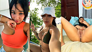 Dominicana Aleska en una sabrosa paja muy intensa