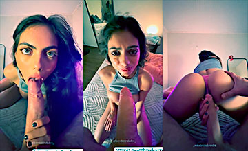 Brenda Trindade mamando y singando muy intenso