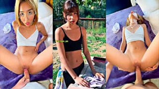 A esta puta caliente Angie Pao le gustan los guebos gordos