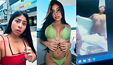 En la Casa de Alofoke video de Karola desnuda mostrando todo