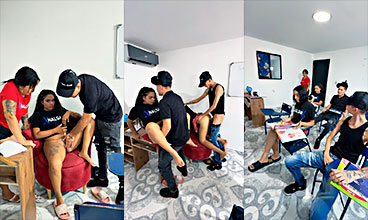 En la escuela  singando en una rica orgia muy ardiente en el curso