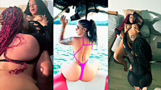 Clowy Dilone y La Gata Rosanna Peralta en rico porno lesbico