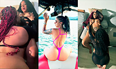 Clowy Dilone y La Gata Rosanna Peralta en rico porno lesbico