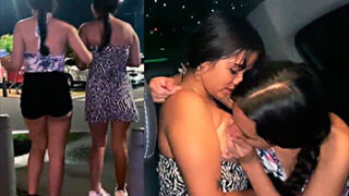 Frente al del Uber Liseth Iris y Lizeth Elianny se comen intenso