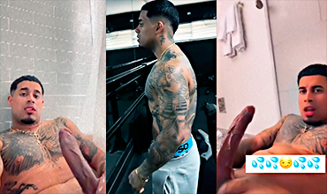 Michael Florees Jimenez en paja intensa en su enorme guebo