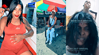 Yésica y José de pantoja singando intensamente