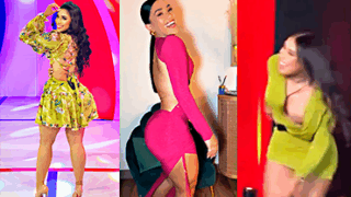 A la Dominicana Dianabel Gómez Por Error se le Sale una Teta