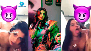 La puta golosa de Bianca Polonia en trio con 2 guebo para ella