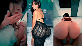 La perra de Salomé recibe toda la leche en la boca luego de singar