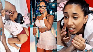 Leyne Rodriguez singando con otro mientra habla con su novio