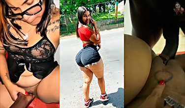 Dominicana Cheila Marte singando con un negro de gran guebo