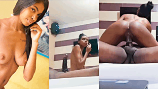 Dominicana Flor Orlennis Peña es devorada duro por un negro