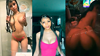 La zorra de Junibelle singando fuerte en cuatro con un amigo