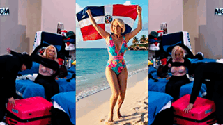 La vieja zorra de Laura Bozzo Muestra Sus Tetas A Montesquieu