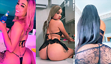 La artista Masha con mucha ganas de que le rompan el toto