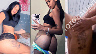 La flaquita Rainieli Ramos  singando duro en 4 con un amigo