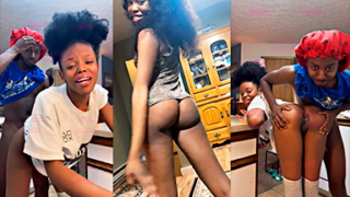 Esa puta singando muy duro se chorrea toda la leche