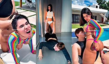 El trabajador singando muy duro con su patrona