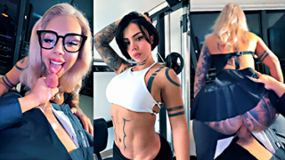 La colegiala Delettraa singando rico con su jefe