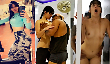 La zorra de Karolayn singando duro con su entrenador