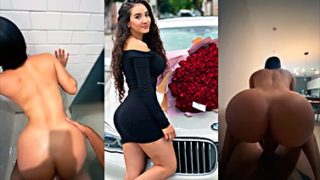 La linda Keren Kanelon singando muy duro en cuatro