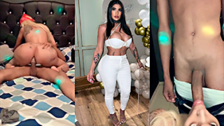 La transexual dominicana La Mami Gold singando muy intenso