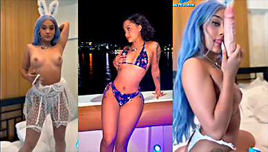 Masha en una ardiente paja con un consolador grueso