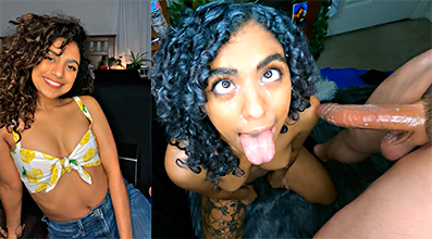 Esta zorrita saca un chorro de leche de ese guebo enorme