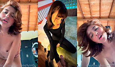 La puta delgadita Angie Paola singando en cuatro con su hombre