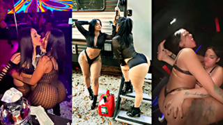 Laura Doll y Apocalipsis en ardiente porno lesbico en el carro