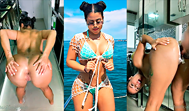 La colombiana Steffy Moreno con su chico en porno intenso