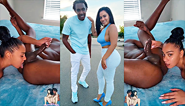 un beso negro realmente terrible hasta sacar todo su semen.