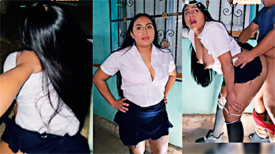 María Carbaleon singando con su maestro por el culo